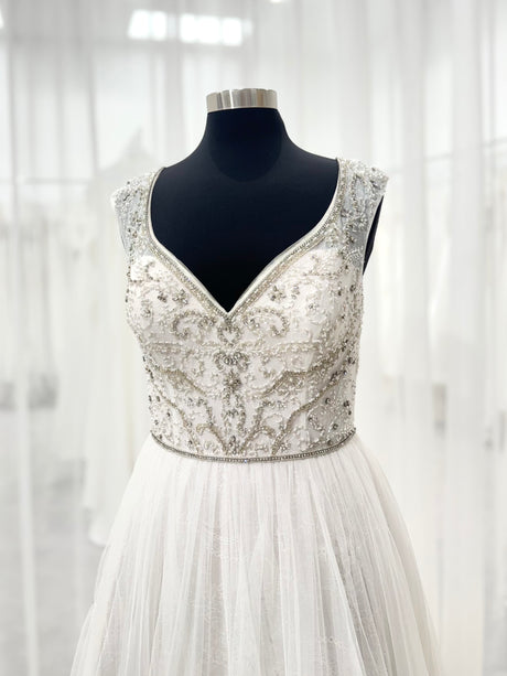 Valentina gown blush size 14  (Ex-sample gown)