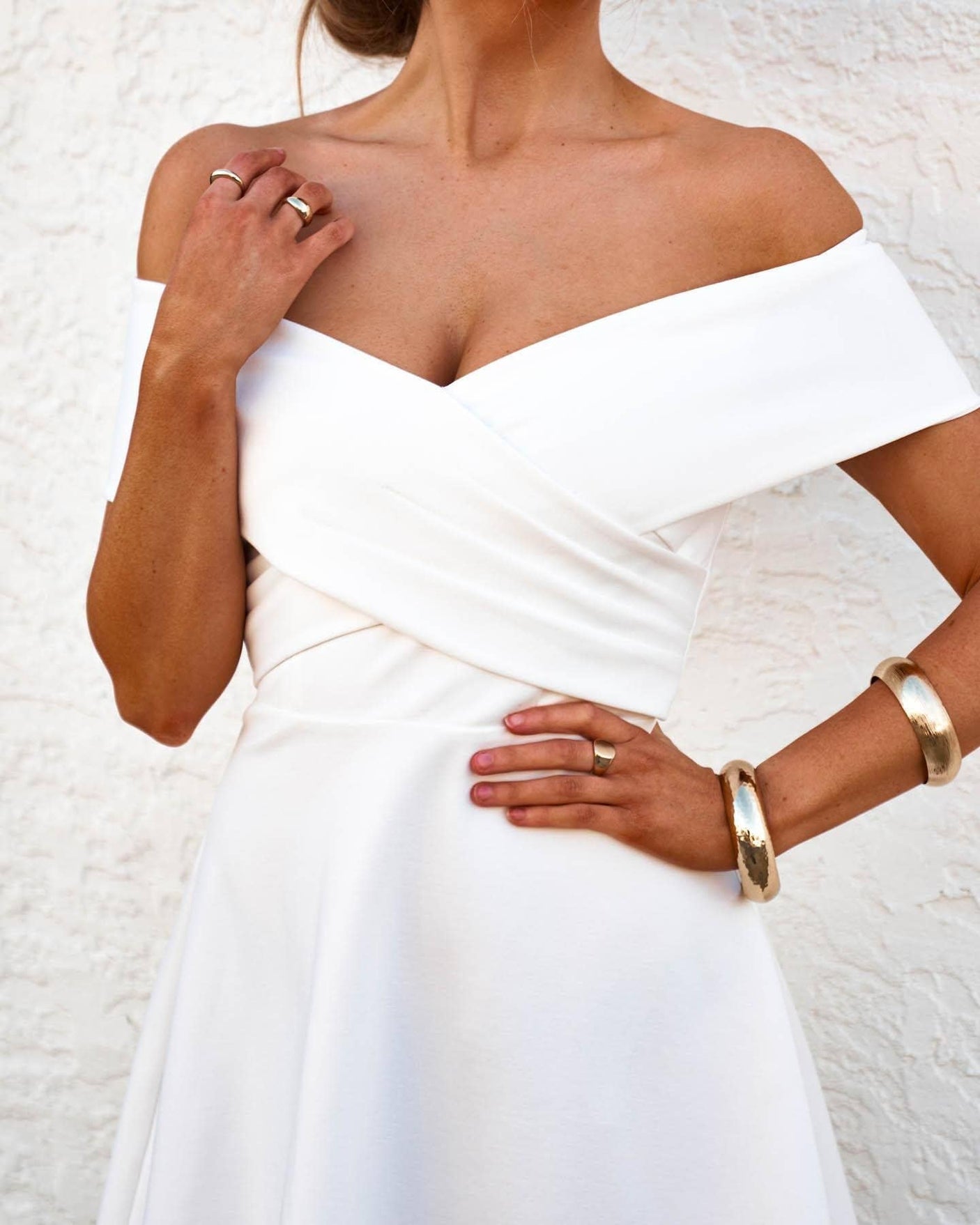 Britt Dress-White