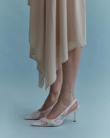 Iraya Heel - White Lace