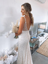 Rosey gown Ivory size 12 (Ex sample gown)