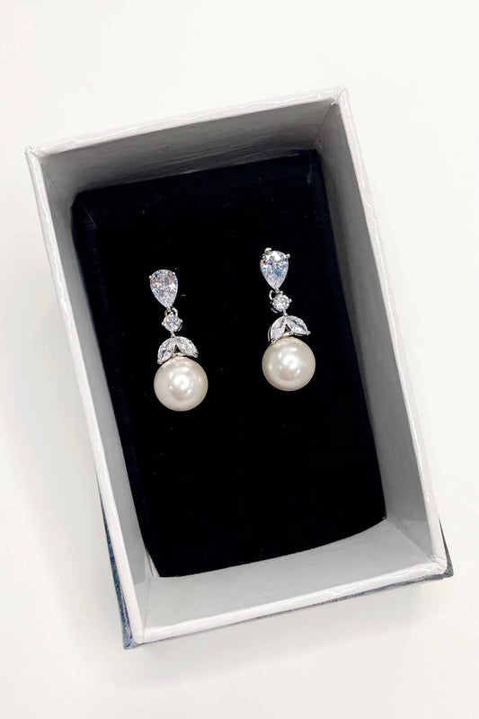 Betty Earrings- Silver WE554