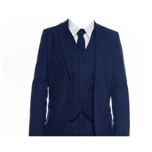 Tailored Slim Fit 5 piece suit - Navy (694)