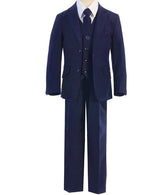 Tailored Slim Fit 5 piece suit - Navy (694)