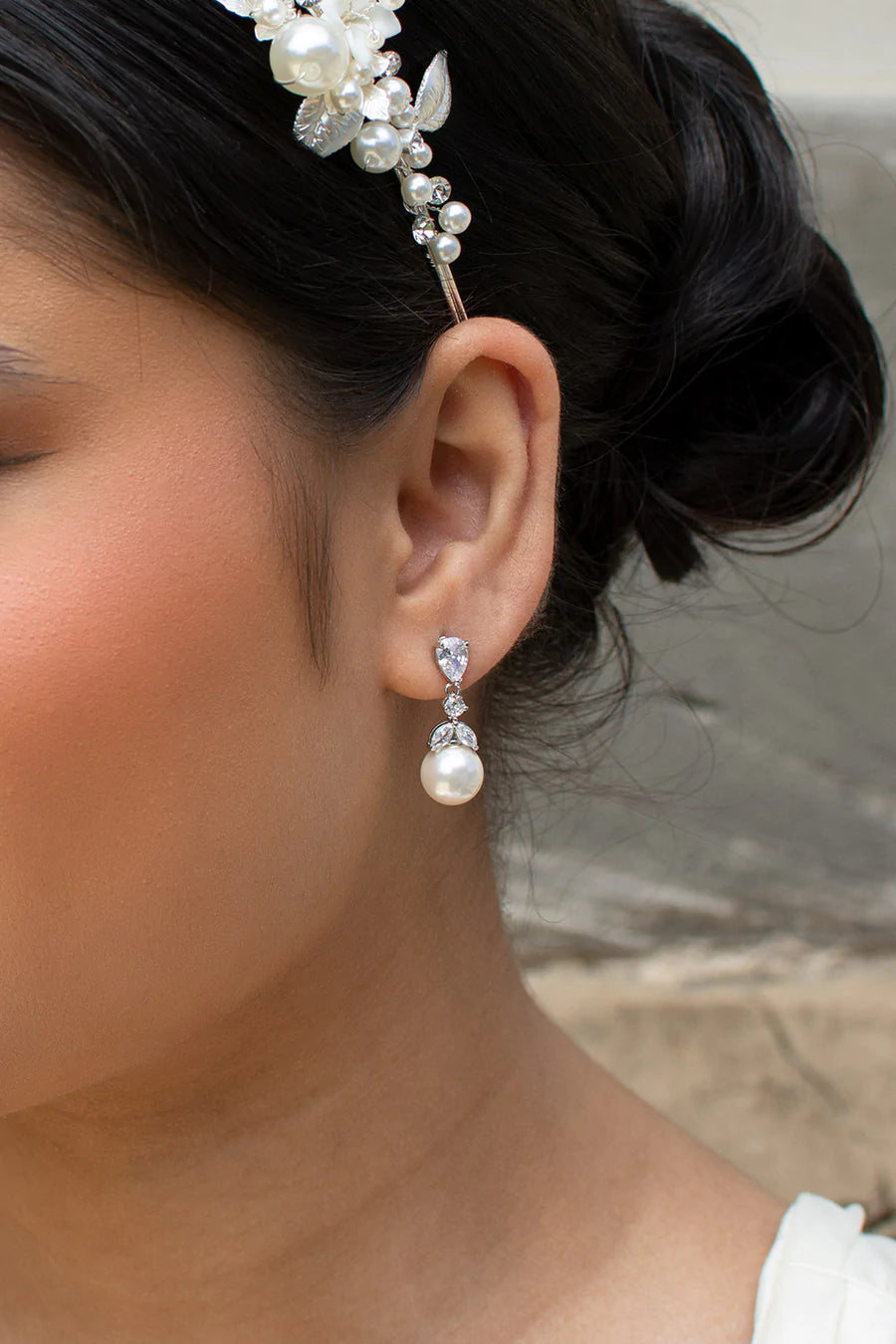 Betty Earrings- Silver WE554