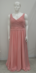 Light pink chiffon dress size 14 C00108