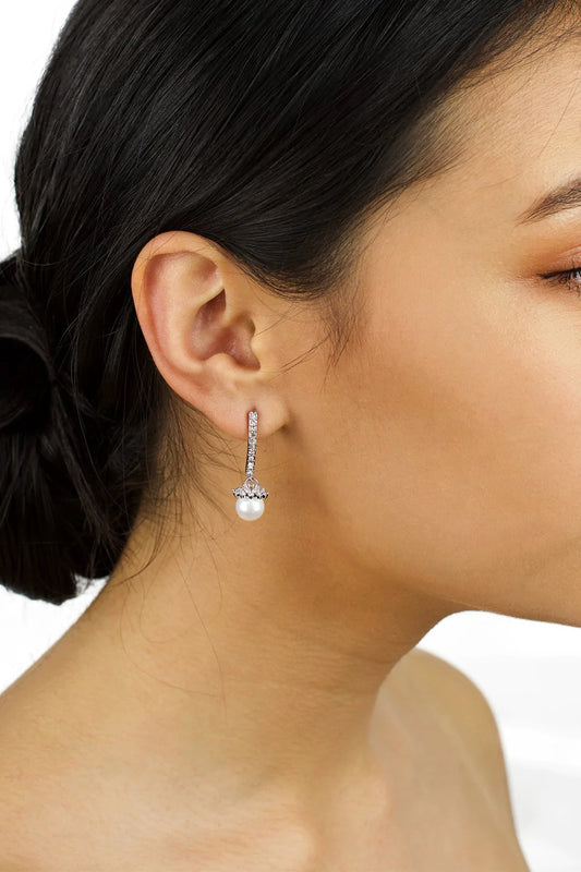 Irena Earrings- Silver WE530