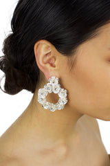 Anastasia Earrings- Silver WE560