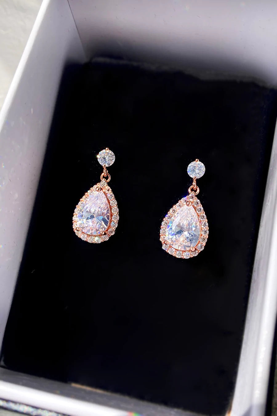 Diaz Earrings - Rose Gold WE525