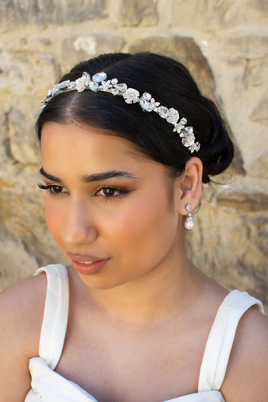 Greta Headband- Silver WH670