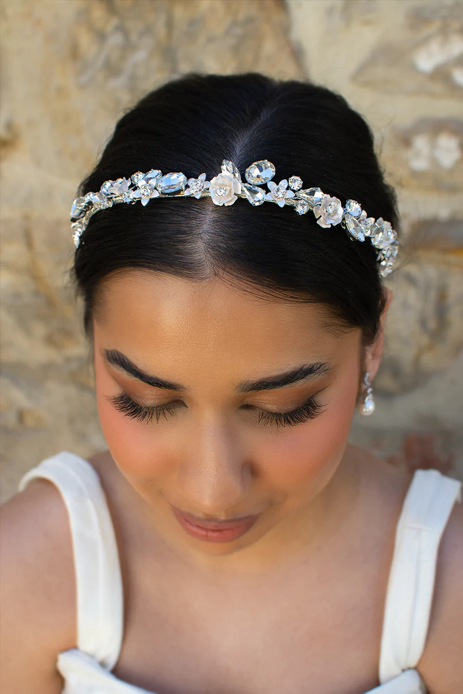 Greta Headband- Silver WH670