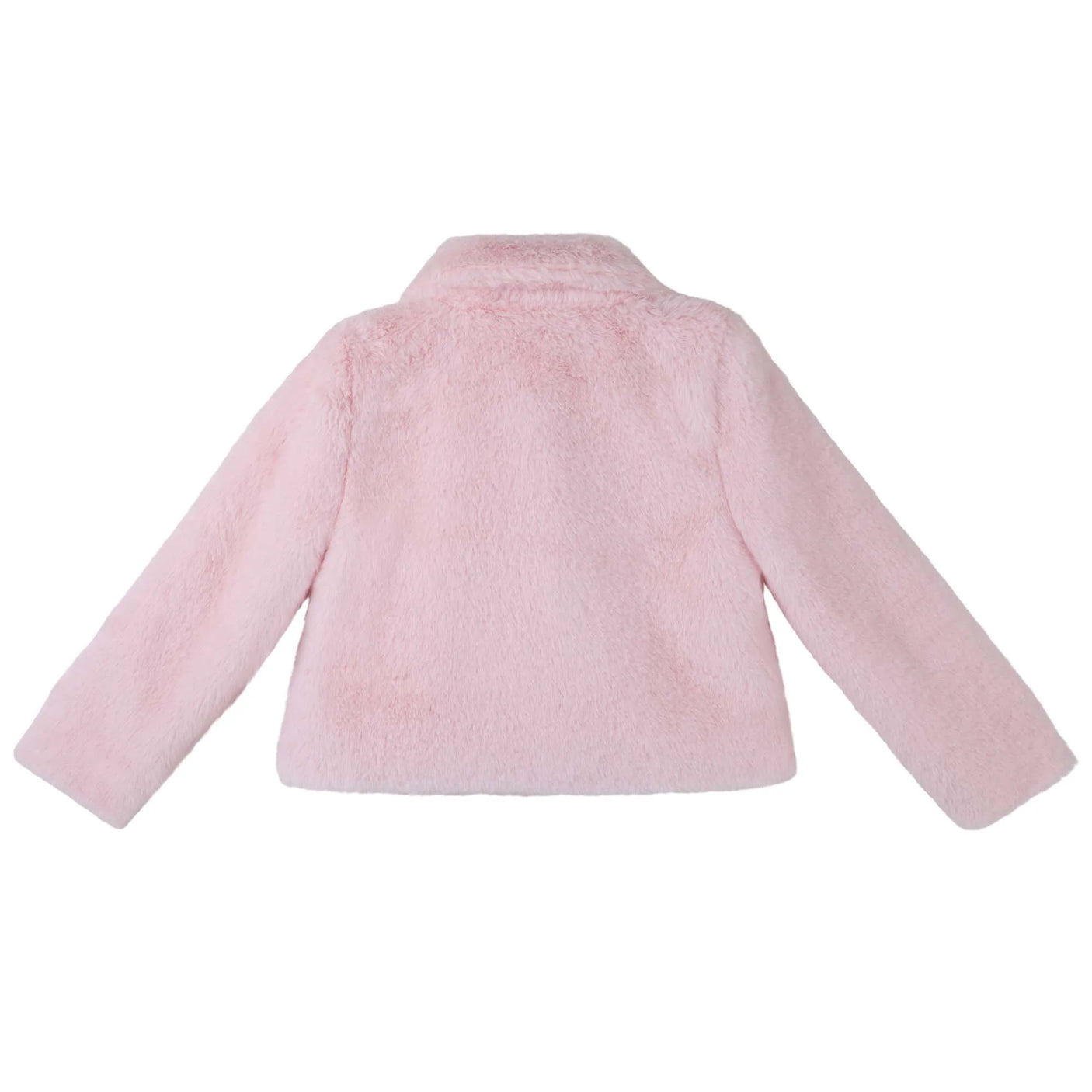 Josephine blush faux fur jacket