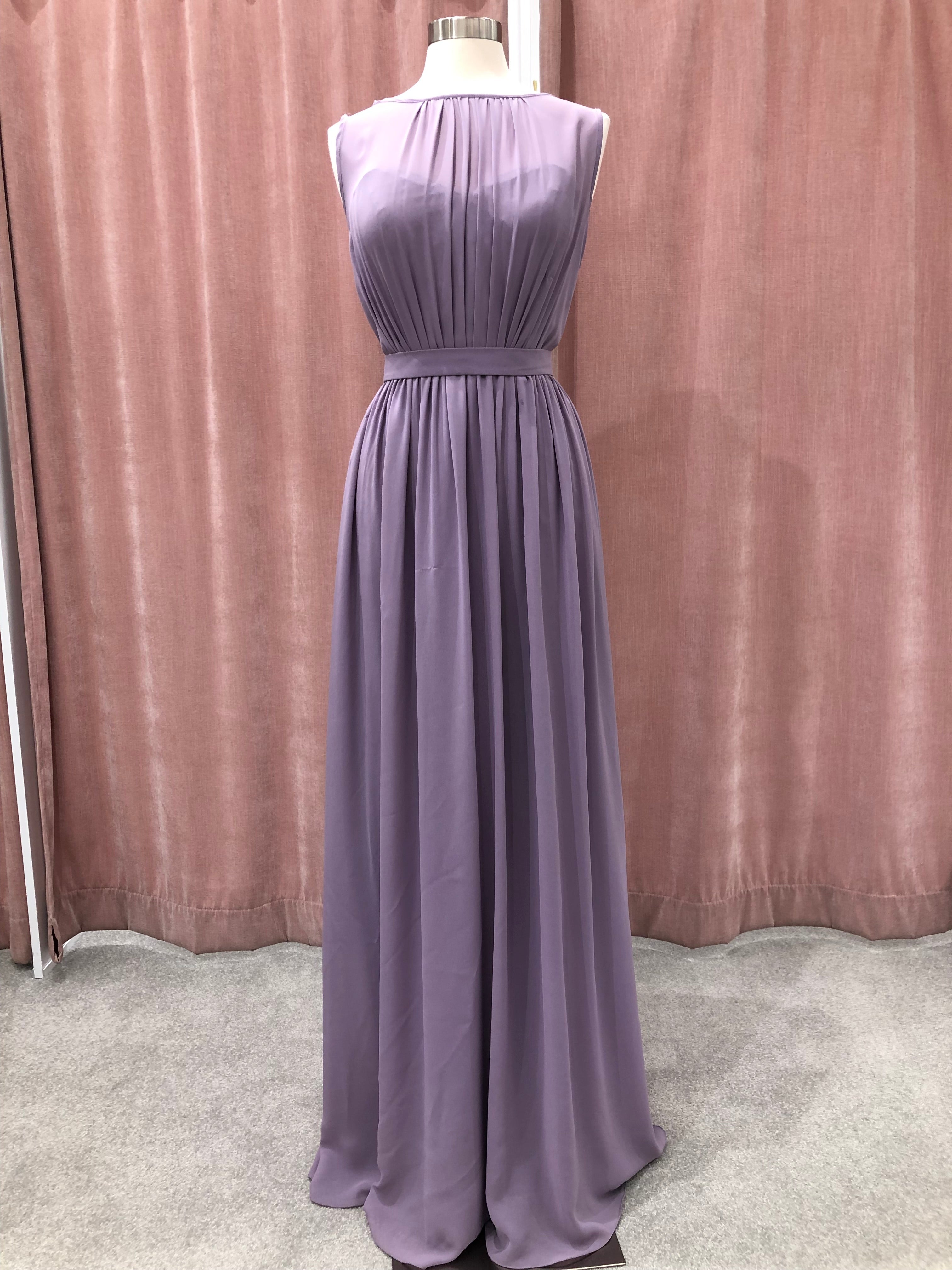 Lilac chiffon dress size 8