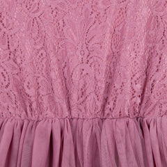 Delilah Lace Dress Truffle