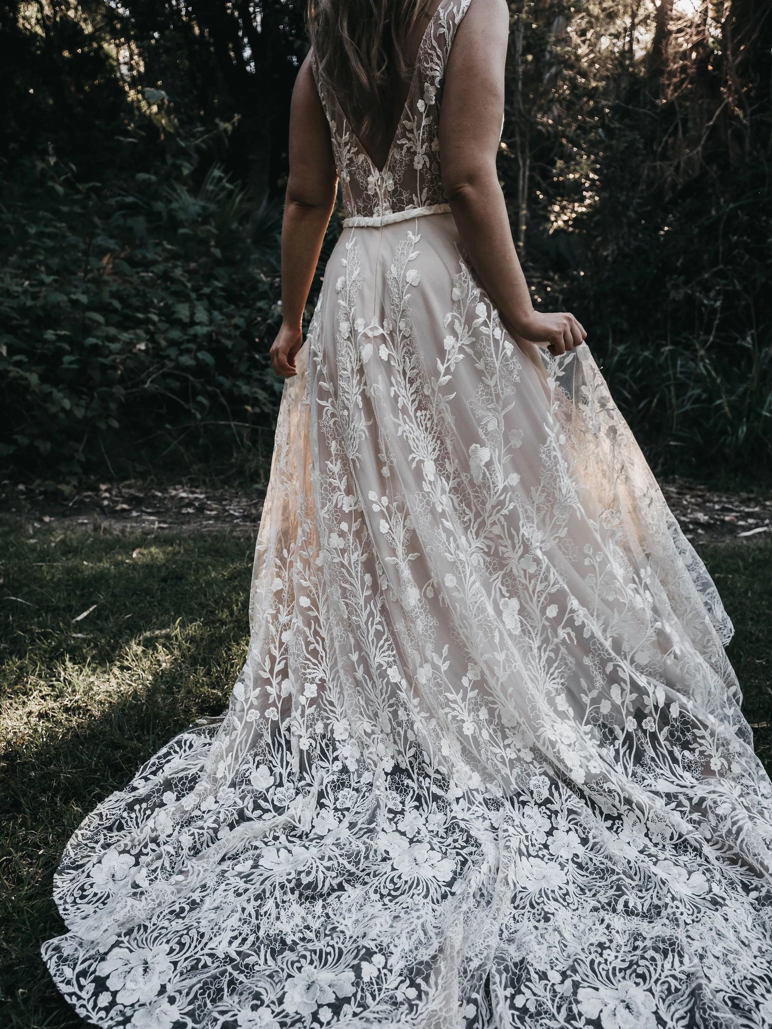 Made With Love 'Nadia' gown - Nude size 24