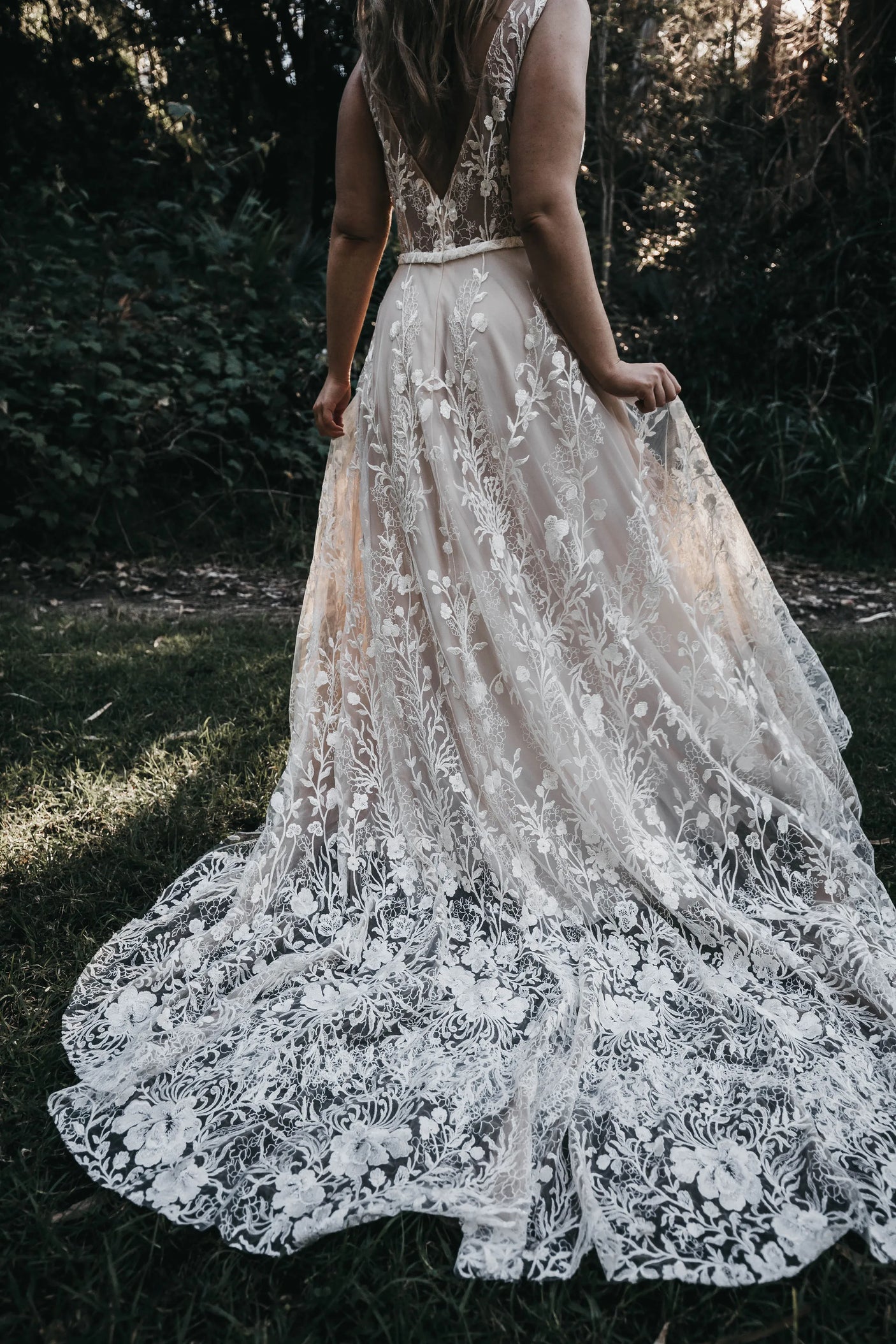 Made With Love 'Nadia' gown - Nude size 24