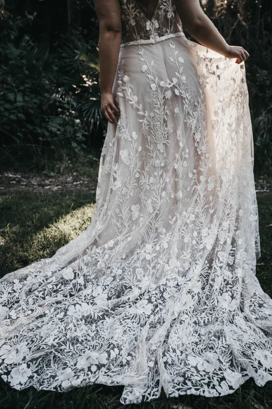 Made With Love 'Nadia' gown - Nude size 24