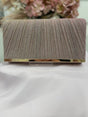 Pink shimmer clutch