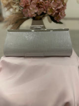 Slim evening clutch with diamanté clasp (322112A)