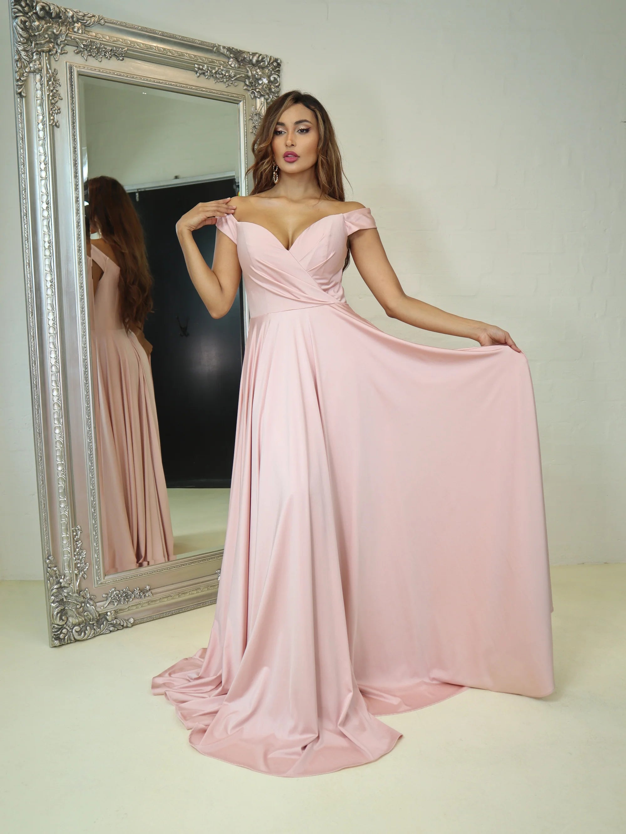 JP106 by Jadore Dusty Pink Size 12 (Ready to Go!)