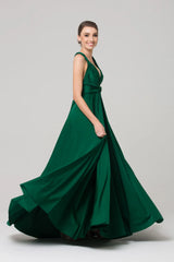 PO31 Wrap dress - Emerald Size M (Sz 10-16) (Ready to ship!)