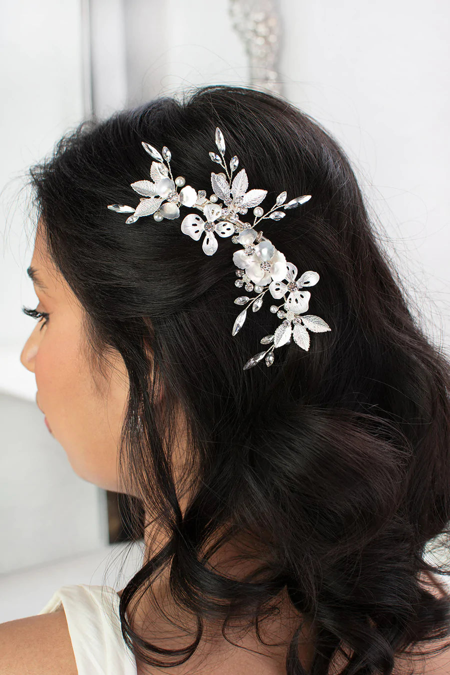 Bianca Clip- Silver WF499