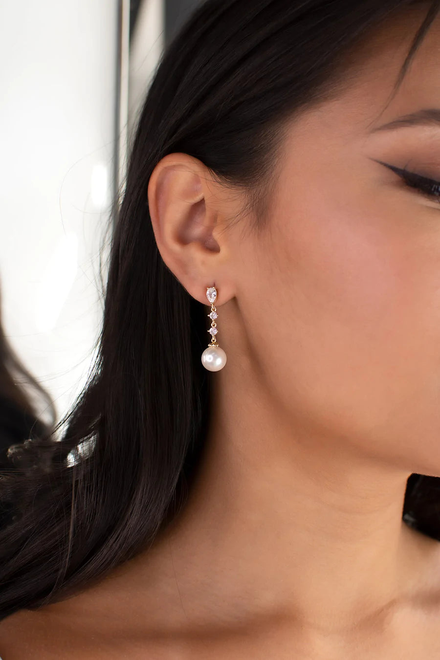 Brielle Earrings- Gold WE556