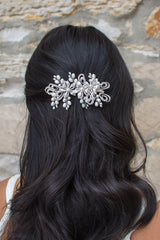 Jasmine Clip- Silver WF528