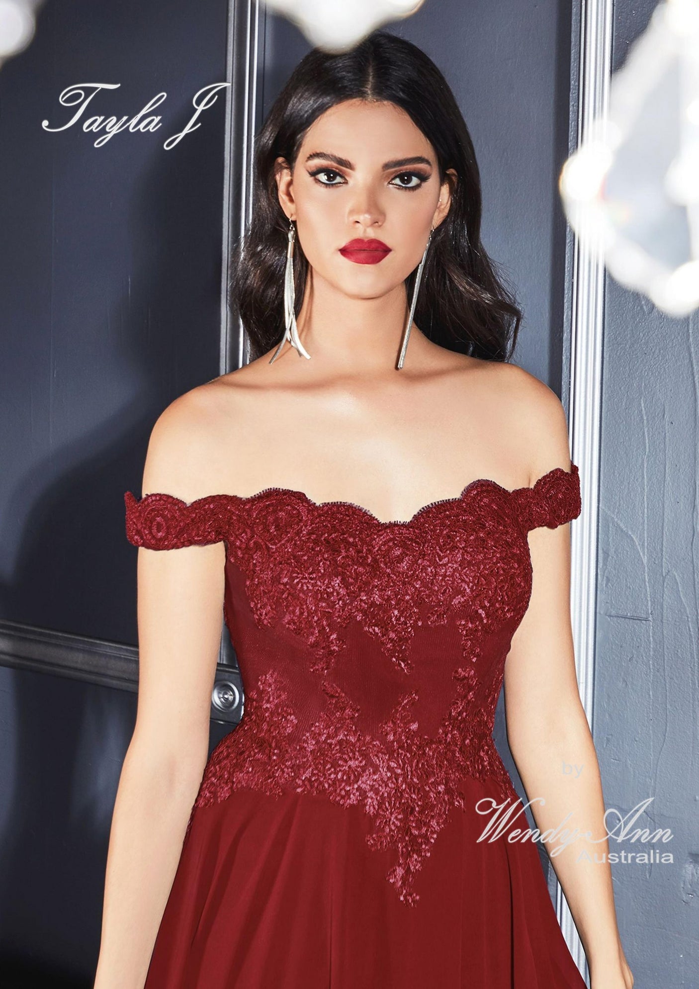 T8527 Burgundy size 16 (Ready to ship!)