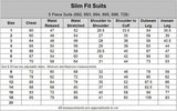 Tailored Slim Fit 5 piece suit - Black (728)