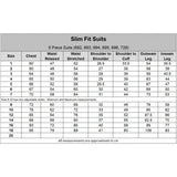 Tailored Slim Fit 5 piece suit - Navy (694)