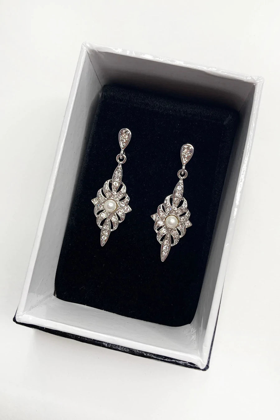 Antoinette Earrings- Silver WE211